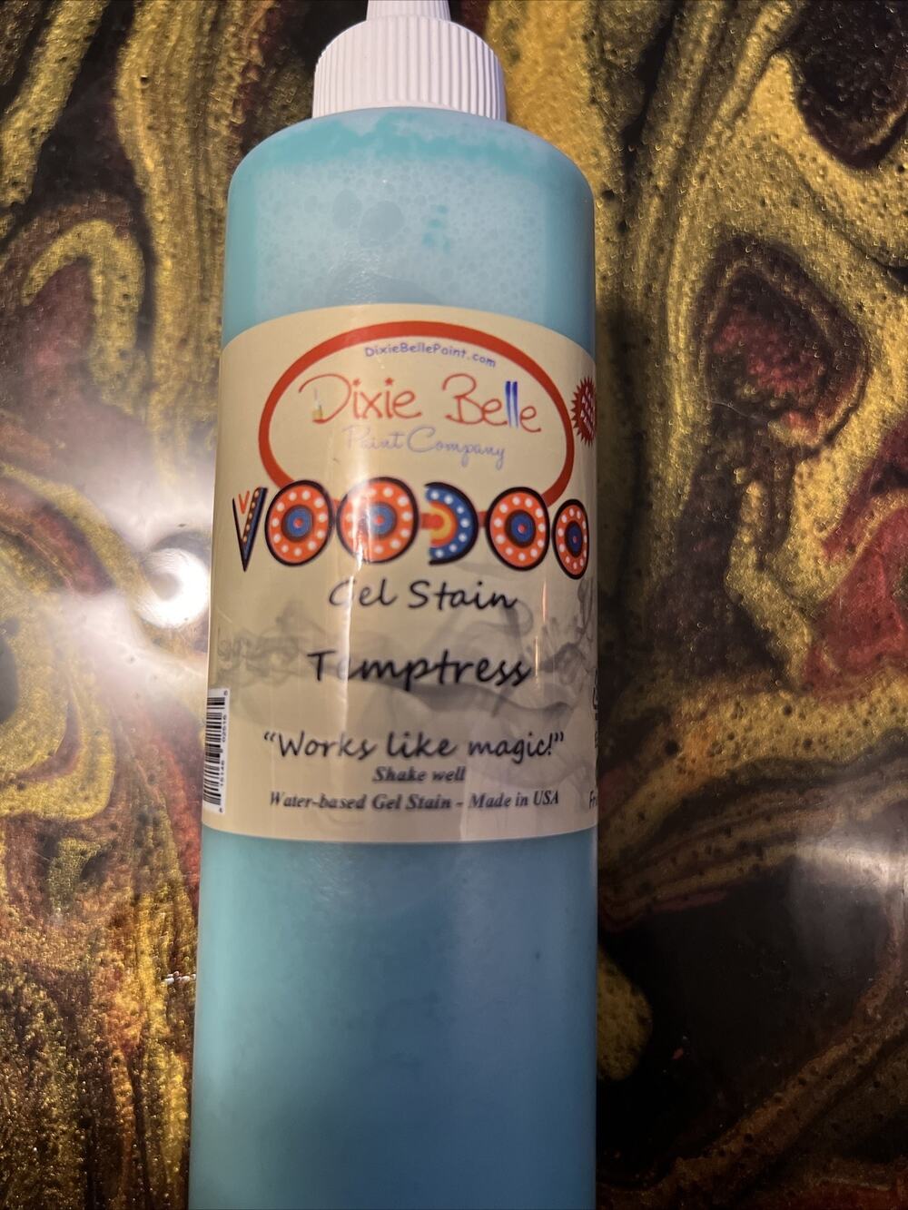 New Dixie Belle Paint Co VooDoo Temptress Gel Stain Water-Based Translucent